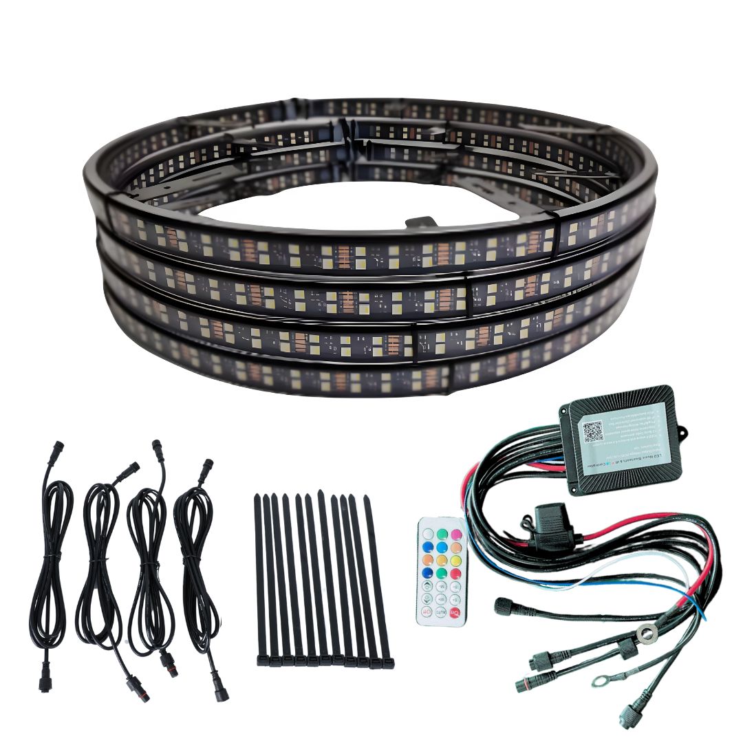 QUAD ROW RGBIC WHEEL LIGHT KITS